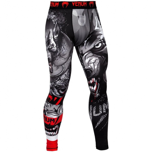 Компрессионные штаны Venum Werewolf Spats Black ціна