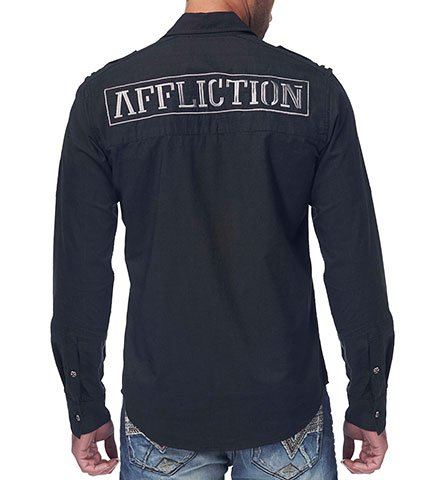 Рубашка Affliction Breaking Chain LS Woven купити