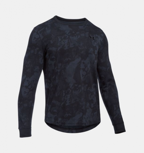 Термалка Under Armour Waffle Printed Crew Black фото
