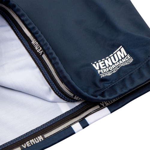 Рашгард Venum Logos Rashguard Long Sleeves Navy Blue White де купити