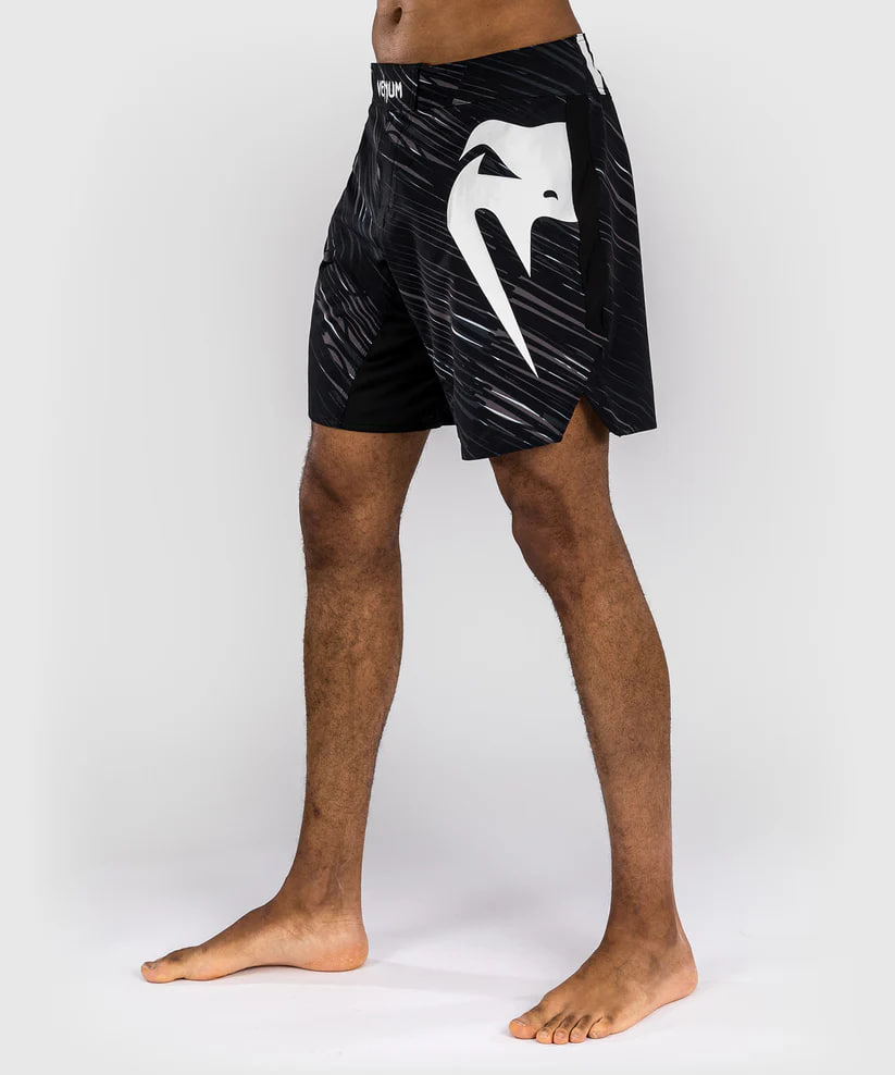 Спортивні шорти Venum Rapid Light Fight Shorts - Black/Storm Grey ціна