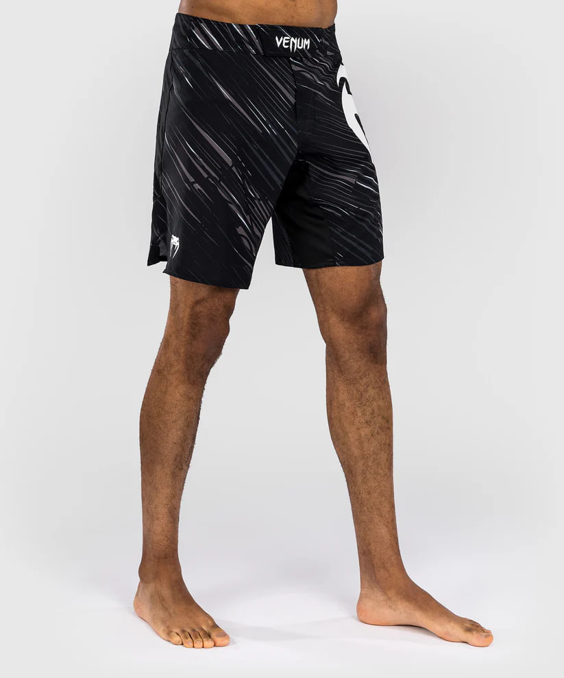 Спортивні шорти Venum Rapid Light Fight Shorts - Black/Storm Grey купити