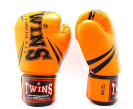 Боксерські рукавиці Twins Fancy Boxing Gloves Dark Orange, Фото № 2