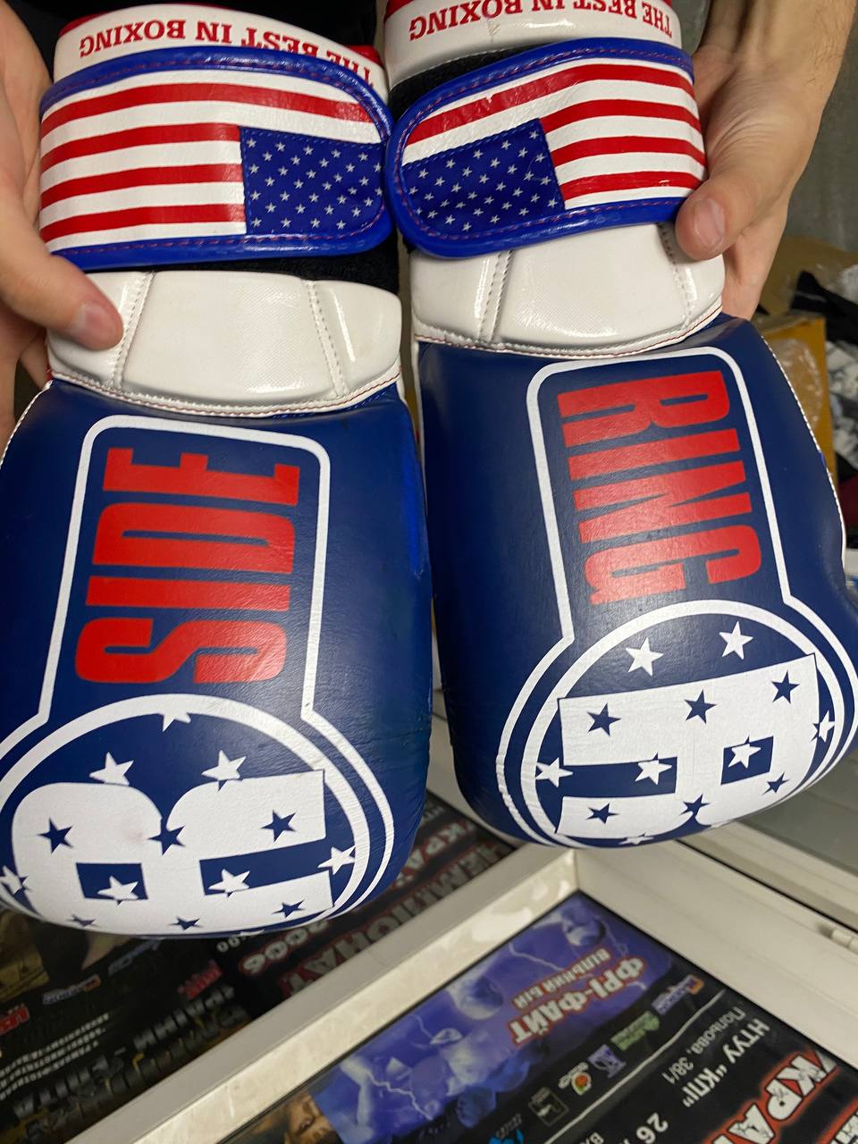 УЦІНКА БОКСЕРСЬКІ РУКАВИЦІ RINGSIDE AMERICAN