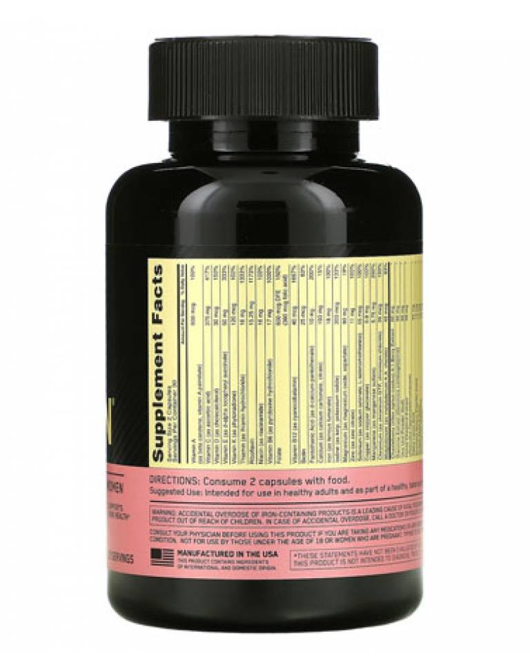 Вітамінно-мінеральний комплекс для жінок Optimum Nutrition Opti-Women 60 tabs купити