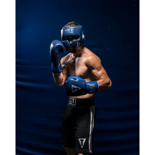 Шлем Title Boxing Royalty Leather Training Headgear размер