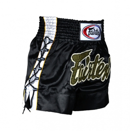 Шорты для тайского бокса Fairtex Black Lace Muay Thai Shorts, Фото № 2