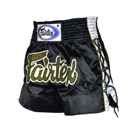 Шорты для тайского бокса Fairtex Black Lace Muay Thai Shorts
