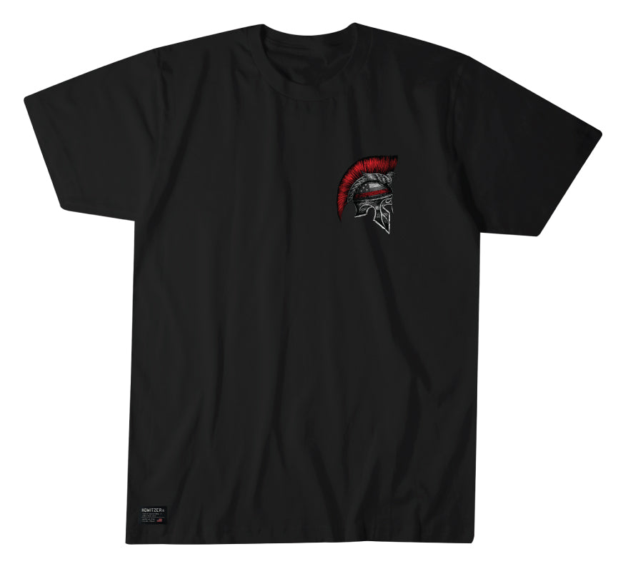 Футболка Howitzer Spartan Red Tee Black купити