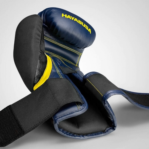 Hayabusa T3 Boxing Gloves Navy Yellow size