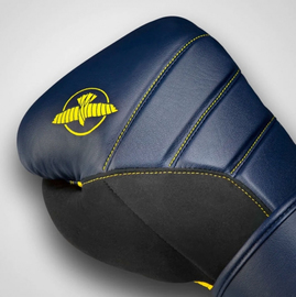 Боксерские перчатки Hayabusa T3 Boxing Gloves Navy Yellow, Фото № 2