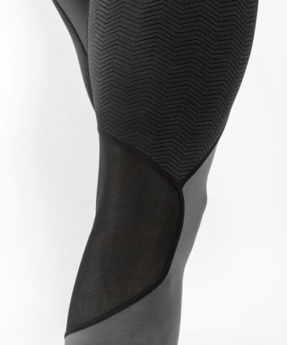 Компрессионные штаны Venum G-Fit Spats Grey Black фото