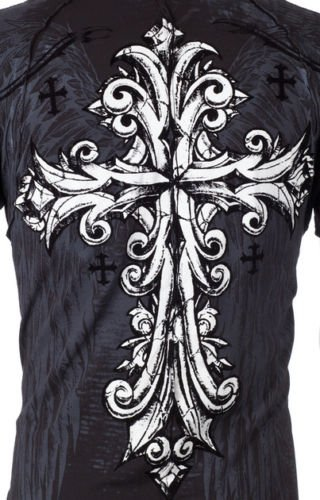 Xtreme Couture Troublesome Black T-Shirt photo