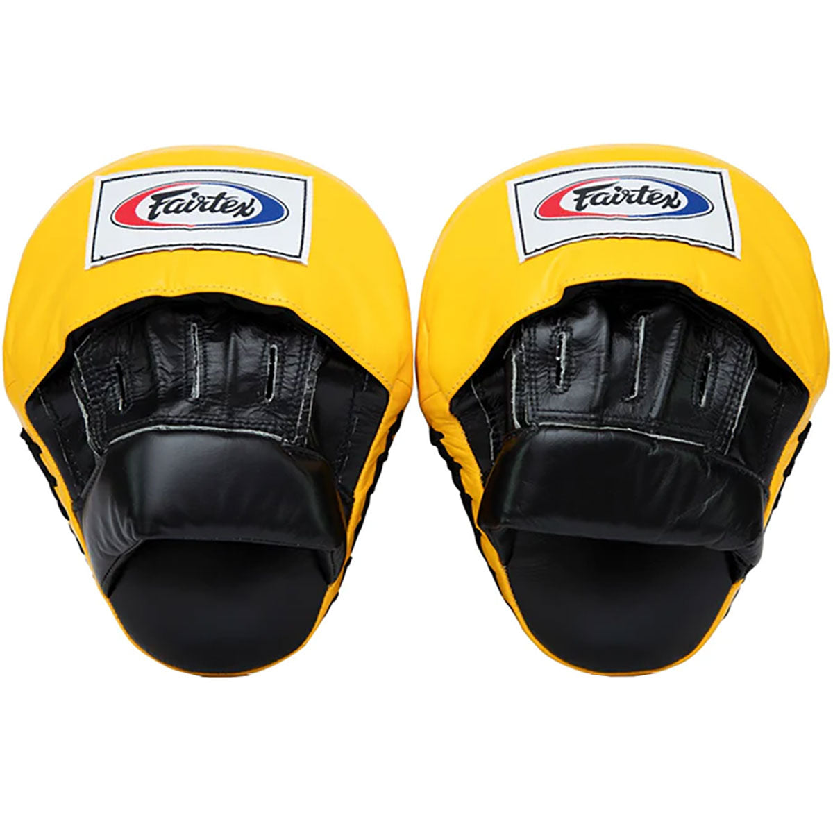 Лапи Fairtex FMV9 Ultimate Contured Focus Mitts Black Yellow купити