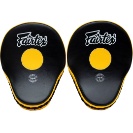 Лапы Fairtex FMV9 Ultimate Contured Focus Mitts Black Yellow, Фото № 3