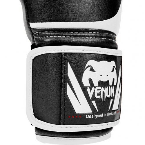 Боксерські рукавиці Venum Challenger 2.0 Boxing Gloves Black White вартість