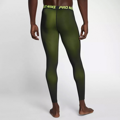 Nike Pro Colorburst Mens Training Tights Volt Black buy