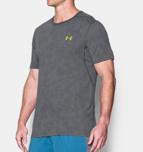 Футболка Under Armour Threadborne Elite Fitted Sleeve Graphite ціна