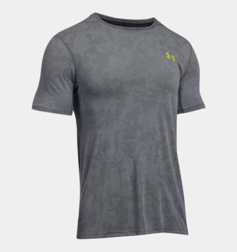 Футболка Under Armour Threadborne Elite Fitted Sleeve Graphite фото