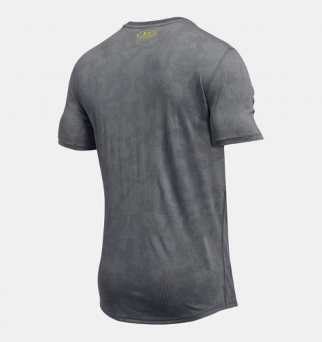 Футболка Under Armour Threadborne Elite Fitted Sleeve Graphite оригінал