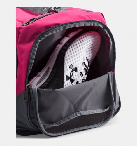 Спортивная сумка для девушек Under Armour Undeniable II MD Duffle Pink Grey цена
