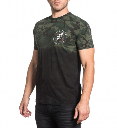Affliction Assault Military Green T-shirt photo