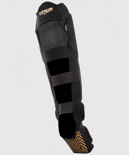 Venum Kontact Evo Shinguards Black Gold leg protection buy
