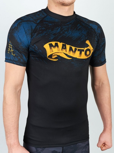 Рашгард Manto Perfect Storm Short Sleeve Black купить