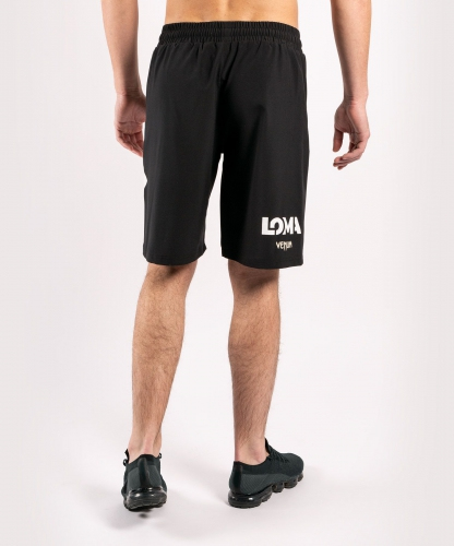 Venum Arrow Loma Signature Collection Training shorts Black White photo