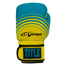 Боксерские перчатки Titile Boxing Viper Select Training Gloves 2.0 Blue Lime, Фото № 2