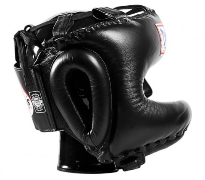 Боксерський шолом з металевим каркасом Twins HGL10 Black ціна