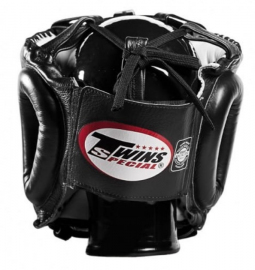 Боксерский шлем с металлическим каркасом Twins HGL10 Black, Фото № 4