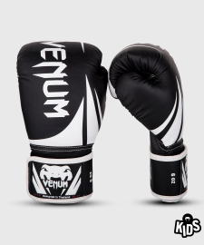 Venum Challenger 2.0 Kids Boxing Gloves Black White