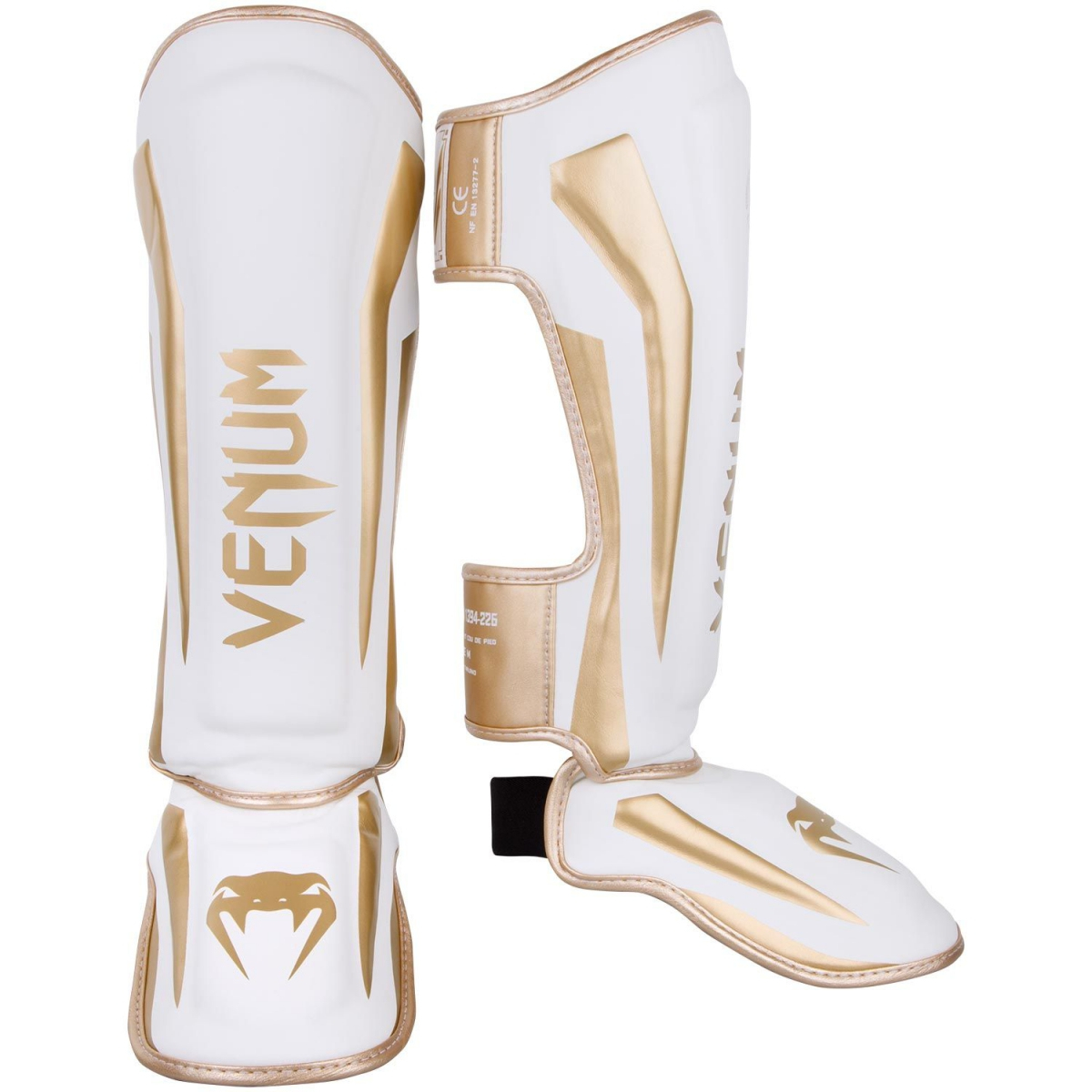 Захист гомілки Venum Elite Standup Shinguards White Gold