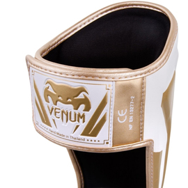 Защита голени Venum Elite Standup Shinguards White Gold, Фото № 3