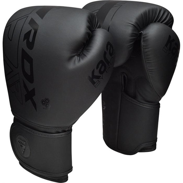 Боксерські рукавиці RDX F6 Kara Training Gloves Matte Black де купити