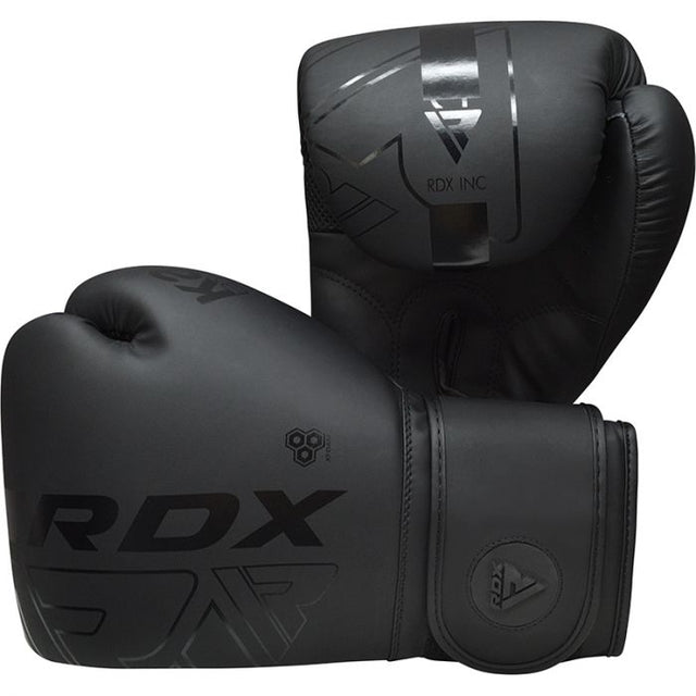 Боксерські рукавиці RDX F6 Kara Training Gloves Matte Black купити