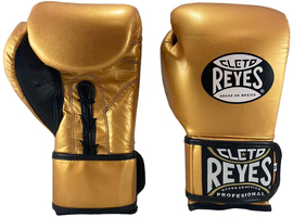 Боксерские перчатки Cleto Reyes Hybrid Gloves Gold