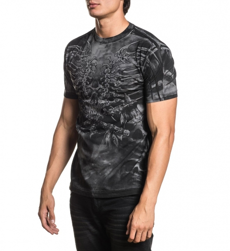 Футболка Xtreme Couture Iron Bones SS Tee Grey ціна