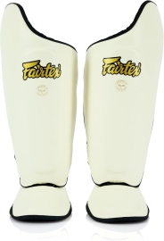 Fairtex SP8 White shin guard