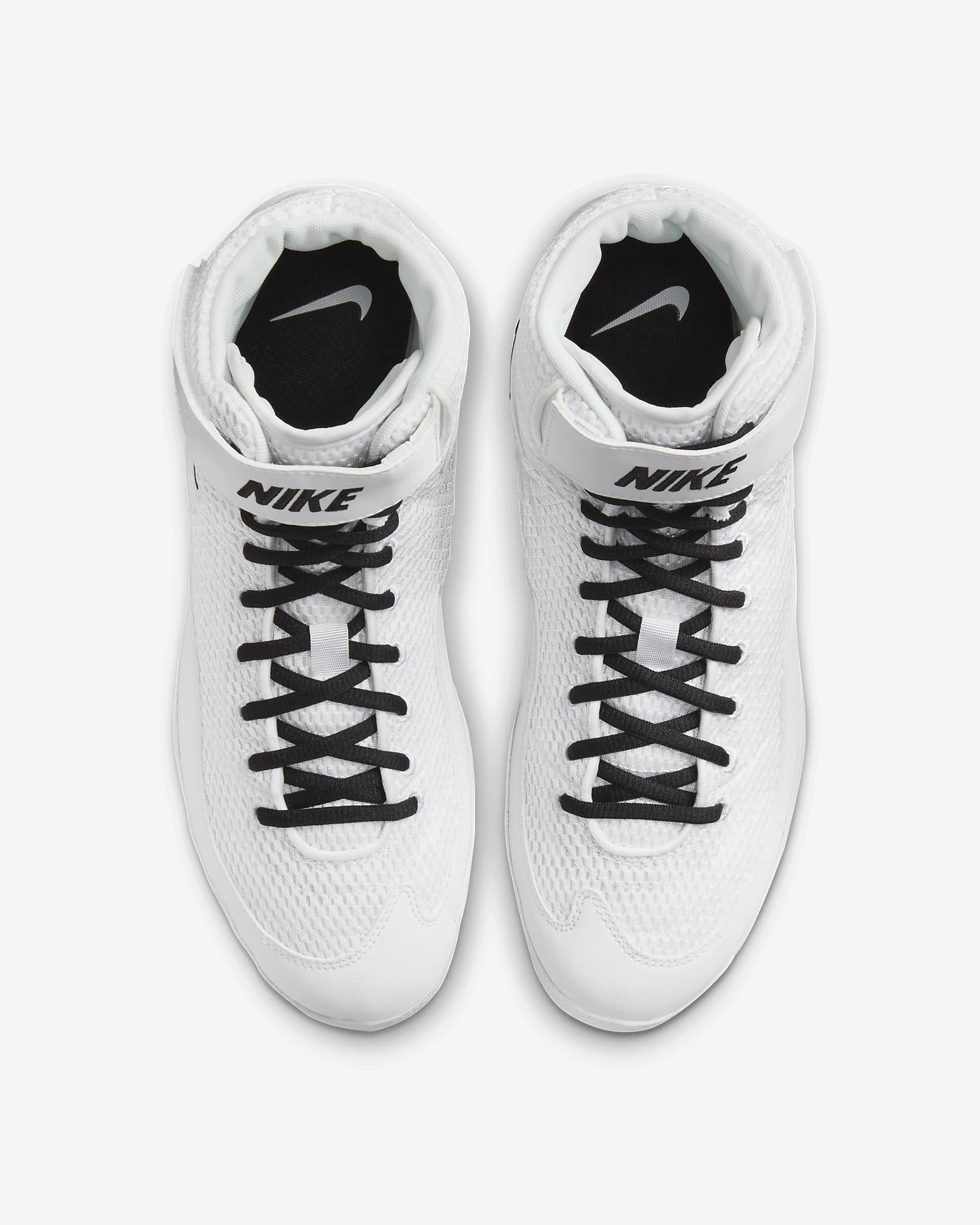 Борцовки Nike Inflict Wrestling Shoes White Black фото