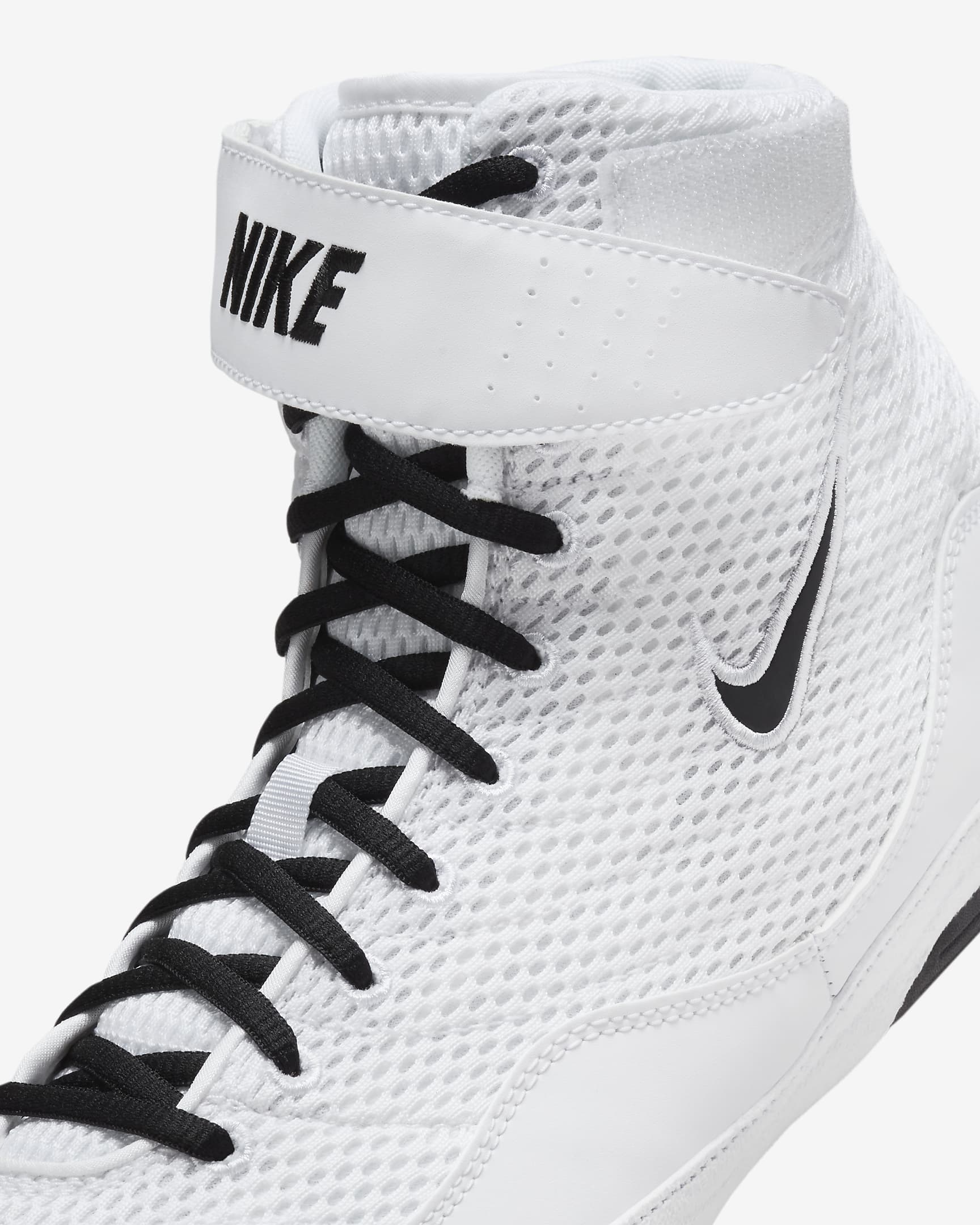 Борцовки Nike Inflict Wrestling Shoes White Black где купить
