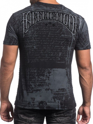 Футболка Affliction A Frame T-Shirt Black купити