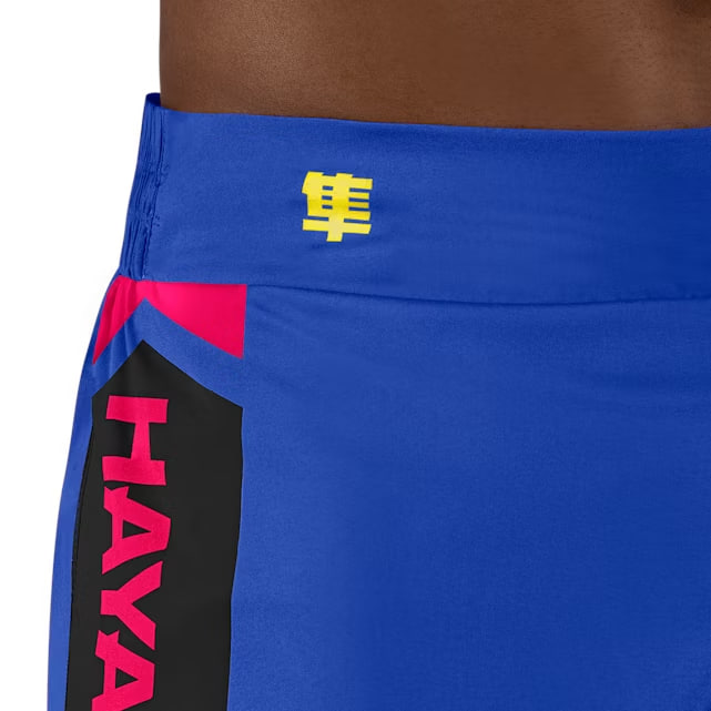 Шорты Hayabusa Icon Kickboxing Shorts Blue Yellow цена