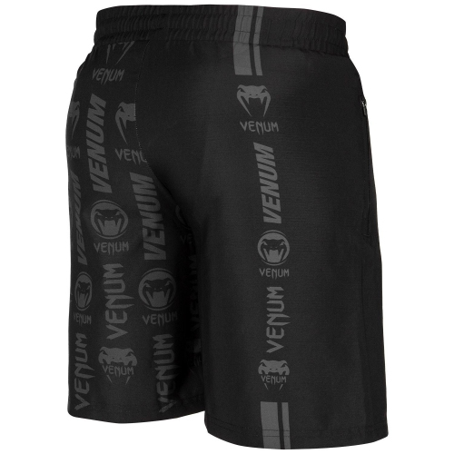 Шорти Venum Logos Training Shorts Black Black купити