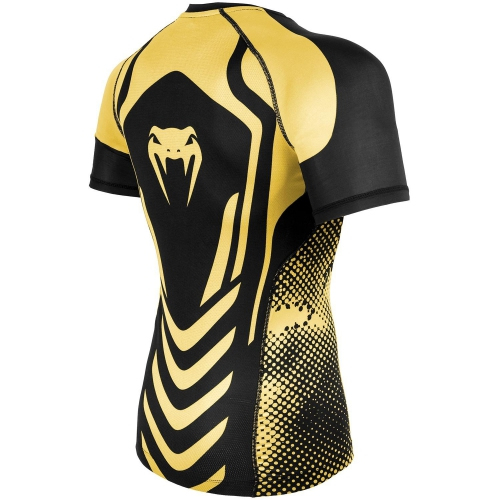 Venum Technical Compression T-shirt Short Sleeves Black Yellow photo