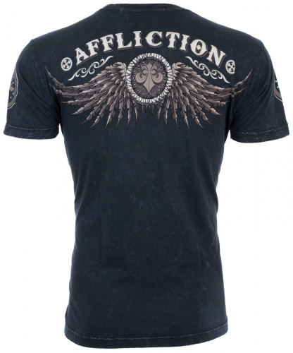 Футболка Affliction Thunderfoot T-Shirt Black купити