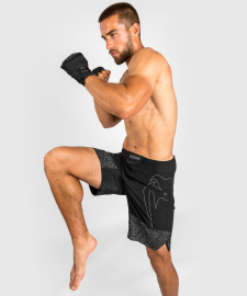 Шорты для MMA Venum Fightshorts Reflective Light 4.0 Black Black цена