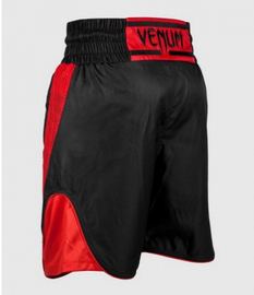 Спортивные шорты Venum Elite Boxing Shorts - Black Red, Фото № 2