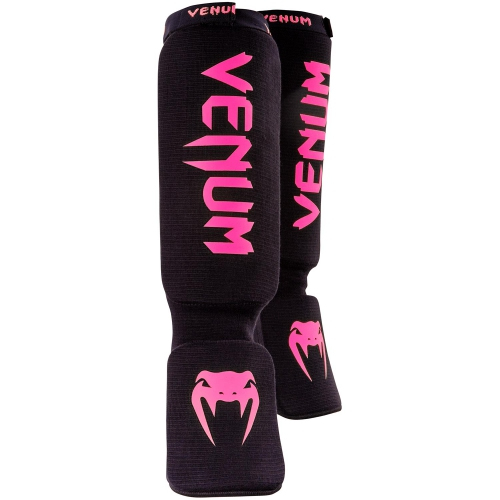 Захист гомілкостопу Venum Kontact Shinguards Cotton Neo Pink купити
